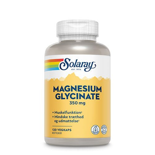 Produktbillede af Solaray Magnesium Glycinate 120 kap. på tilbud