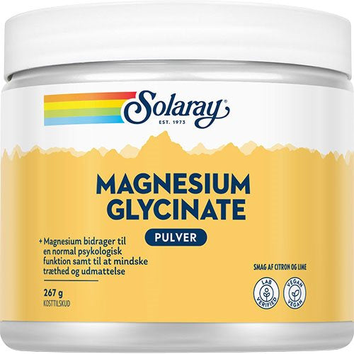 Produktbillede af Solaray Magnesium Glycinate 267g på tilbud i brug