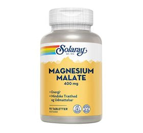 Detaljeret produktbillede af Solaray Magnesium Malate 90 tabl. på tilbud