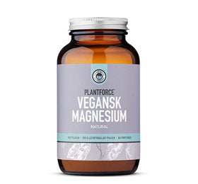 Produktbillede af Plantforce Magnesium Natural 150g. på tilbud