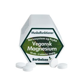 Produktbillede af Berthelsen Magnesium vegansk 90 tab. på tilbud