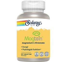 Detaljeret produktbillede af Solaray Magtein Magnesium L-threonate 60 tabl. på tilbud