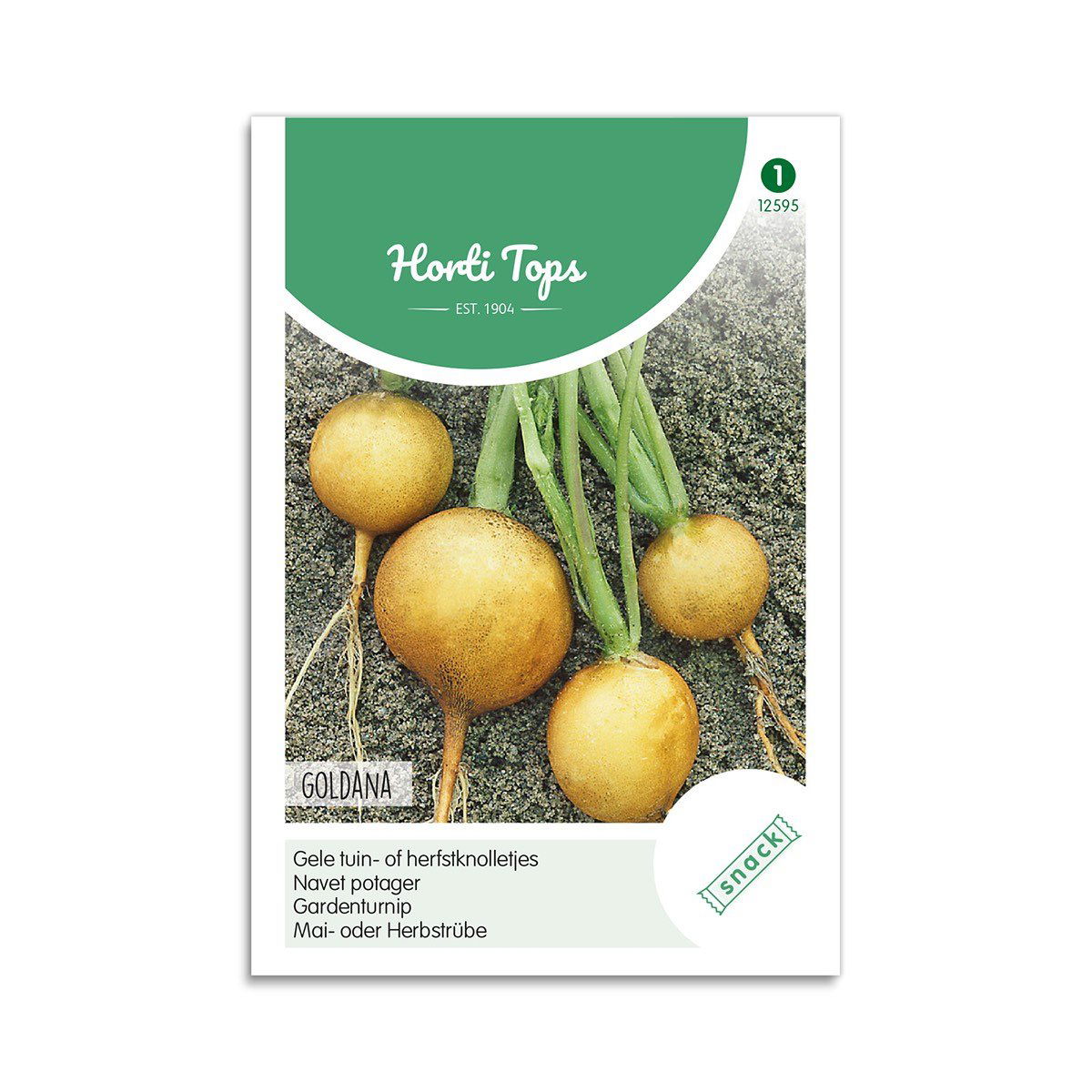 Produktbillede af Majroe frø Goldana Horti Tops på tilbud i høj kvalitet
