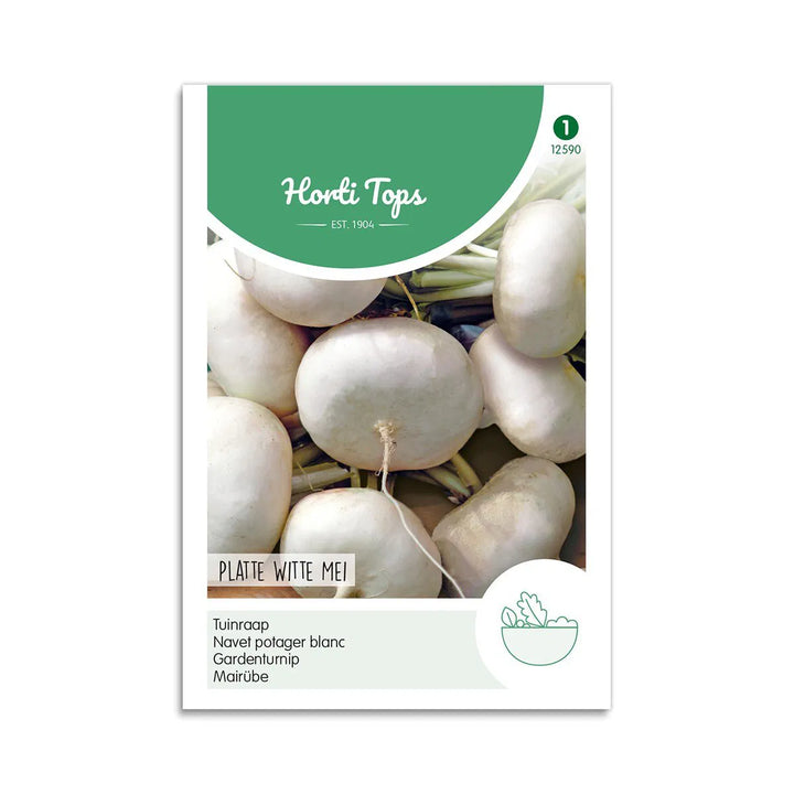 Majroe frø Platte Witte Mei Horti Tops