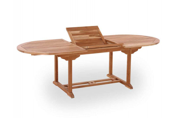 Produktbillede af Malaga teak bord 100x180/240 på tilbud i høj kvalitet