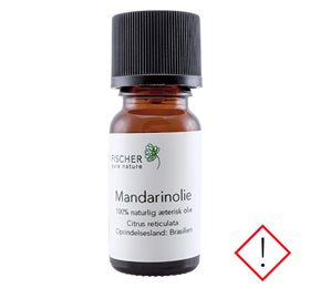 Produktbillede af Fischer Pure Nature Mandarinolie æterisk 10ml. på tilbud