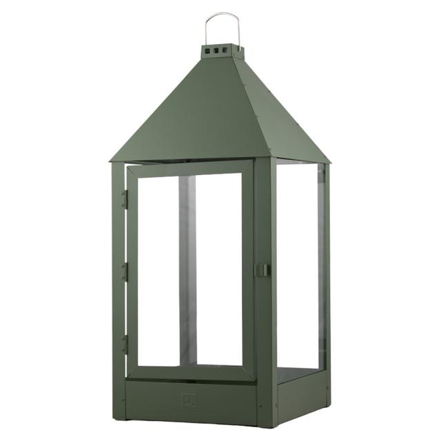 Produktbillede af Marco Lanterne 5 farver 32 x 32 x 70 cm Galvaniseret Grøn på tilbud i høj kvalitet