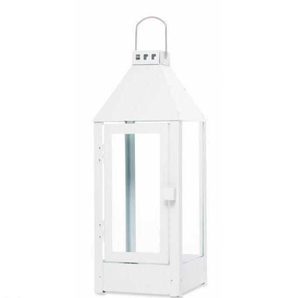 Produktbillede af Marco Lanterne 5 farver 22,5 x 22,5 x 60 cm Galvaniseret Hvid på tilbud i høj kvalitet
