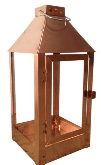 Produktbillede af Marco Lanterne 5 farver 22,5 x 22,5 x 60 cm Massiv kobber på tilbud i høj kvalitet