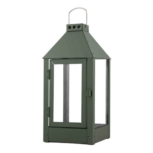 Produktbillede af Marco Lanterne 5 farver 19 x 19 x 42,5 cm Galvaniseret Grøn på tilbud i høj kvalitet