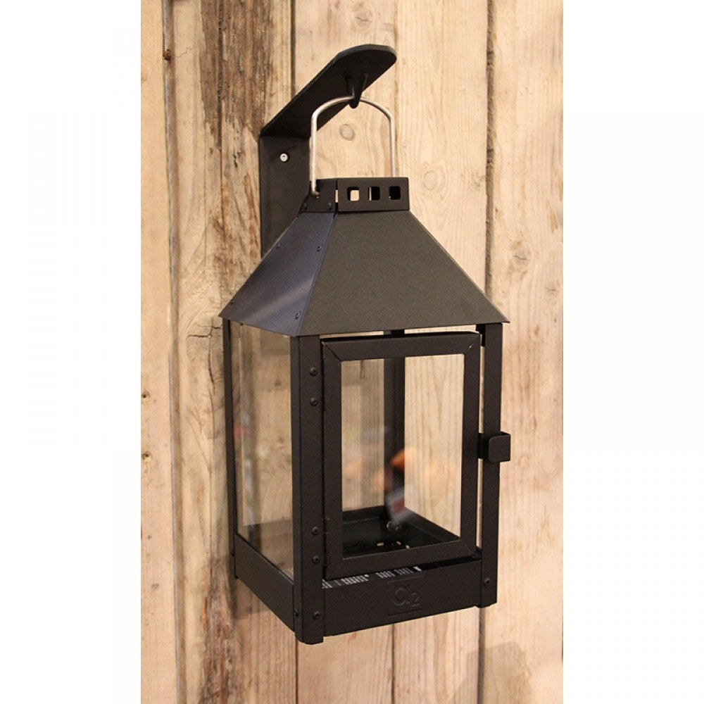Produktbillede af Marco Lanterne 5 farver 17 x 17 x 33,5 cm Galvaniseret Sort på tilbud i høj kvalitet