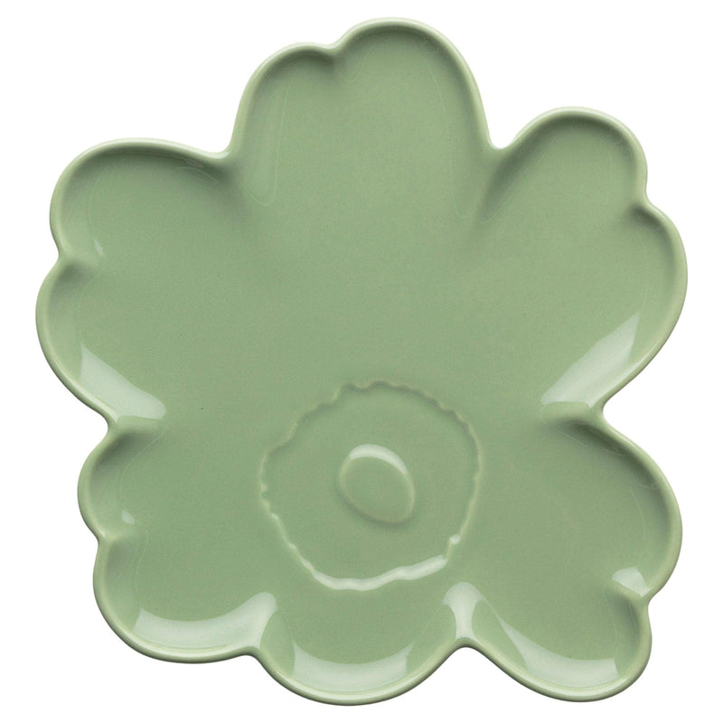 Marimekko Unikko Shape tallerken Ø20, sage
