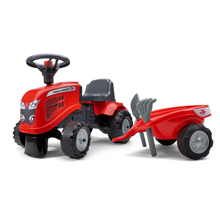 Massey Ferguson børnetraktor inkl. vogn rive og skovl