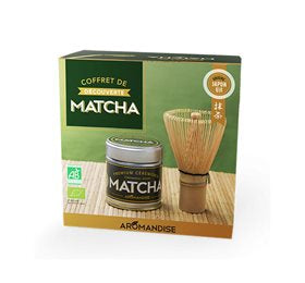 Produktbillede af NatureSoursce Matcha discovery sæt Ø (ceremonial grade matcha te & piskeris) på tilbud i brug