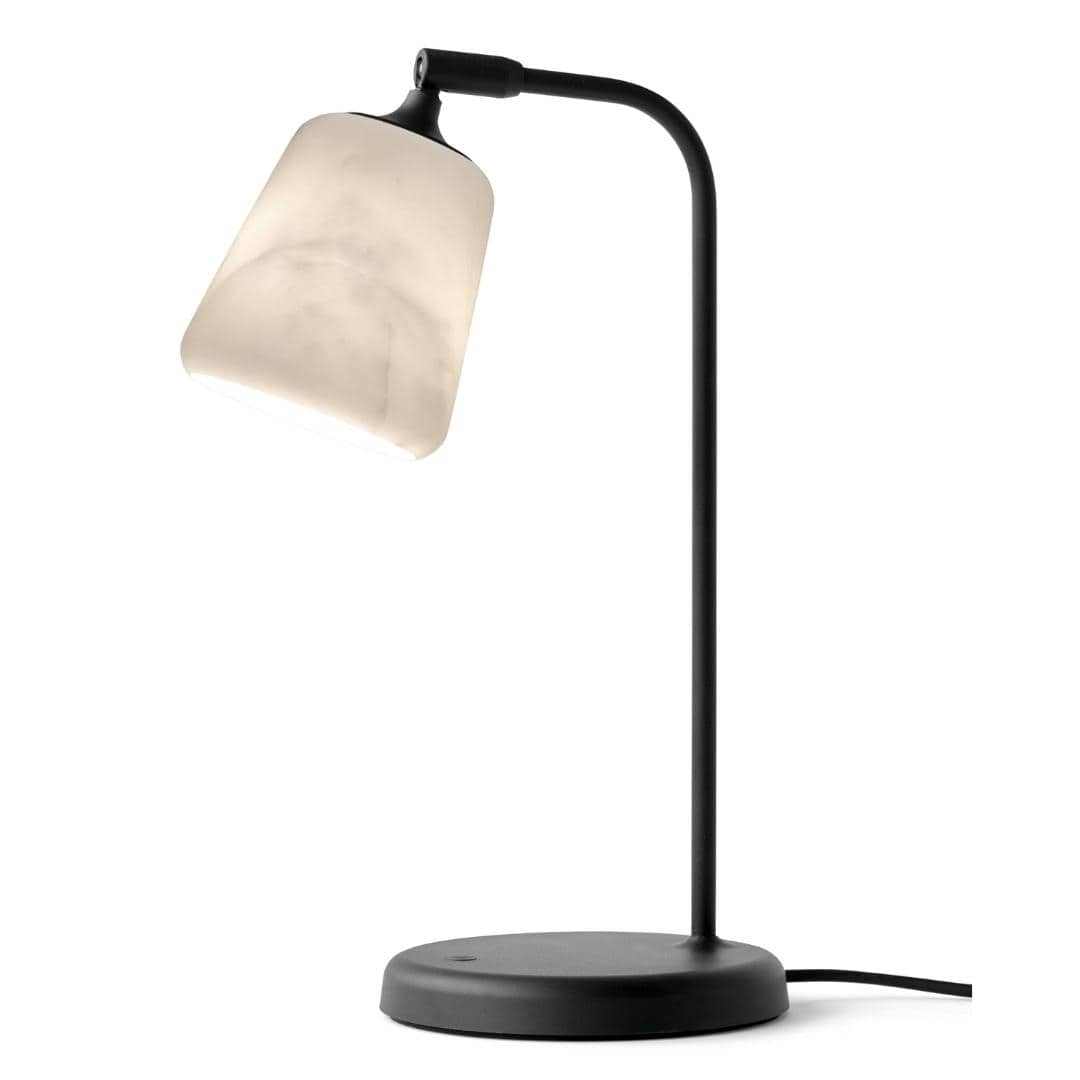 Produktbillede af Material Bordlampe "The Black Sheep" Hvid Marmor New Works i premium kvalitet