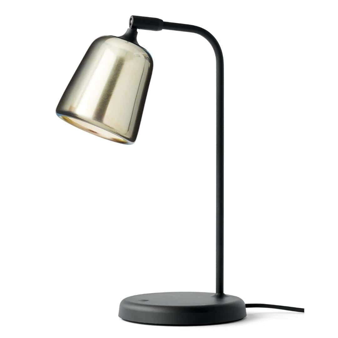 Produktbillede af Material Bordlampe Gul Stål New Works i premium kvalitet