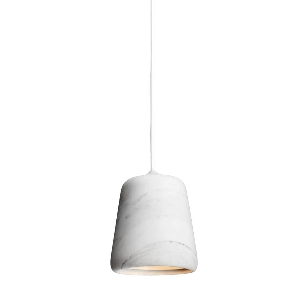 Produktbillede af Material Pendel Hvid Marmor New Works i premium kvalitet
