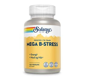 Produktbillede af Solaray Mega B-Stress 120 kapsler på tilbud