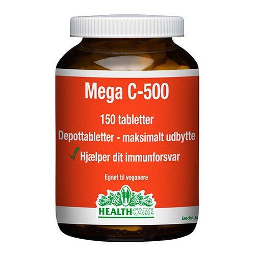 Produktbillede af Mega C 500 mg 150 tabl. på tilbud