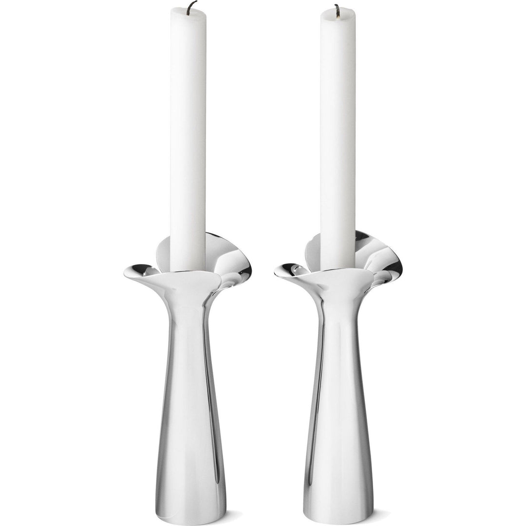Georg jensen Georg jensen Bloom Botanica lysestager, 2 stk. – detaljebillede (Lysestage)