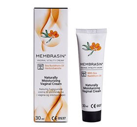 Detaljeret produktbillede af Membrasin Vaginal Vitality Cream m. havtorn 30 ml. på tilbud