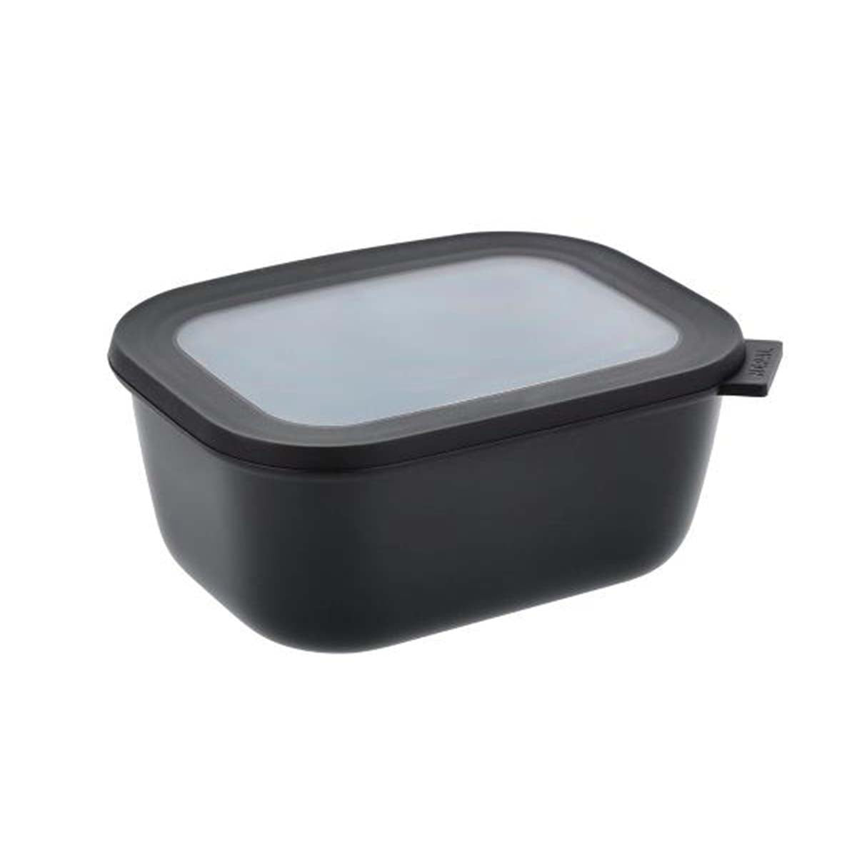 Produktbillede af Mepal Cirqula Rektangulær skål m/låg 1500 ml Black i premium kvalitet