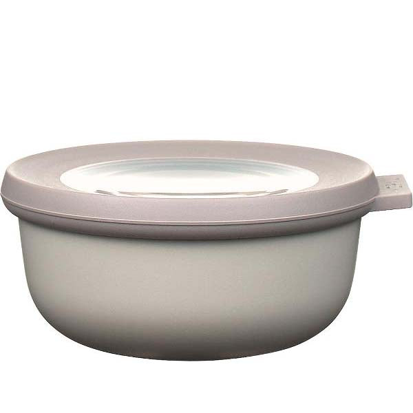 Produktbillede af Mepal Cirqula skål m/låg Dia. 12 x 6 cm 350 ml Nordic white i premium kvalitet