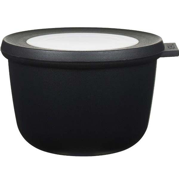 Produktbillede af Mepal Cirqula skål m/låg Dia. 12 x 8 cm 500 ml Black i premium kvalitet