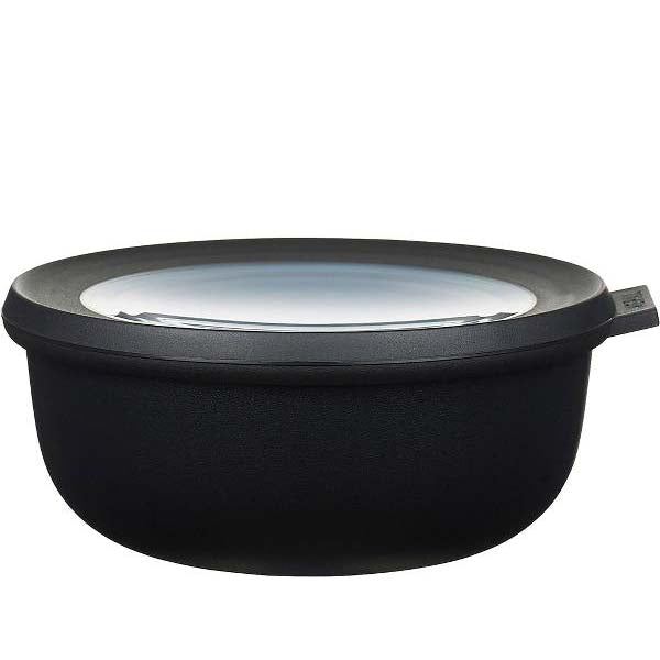 Produktbillede af Mepal Cirqula skål m/låg Dia. 15 x 7 cm 750 ml Black i premium kvalitet