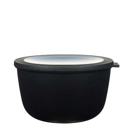 Produktbillede af Mepal Cirqula skål m/låg Dia. 19 x 11 cm 2000 ml Black i premium kvalitet