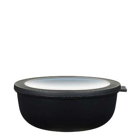 Produktbillede af Mepal Cirqula skål m/låg Dia. 19 x 8 cm 1250 ml Black i premium kvalitet