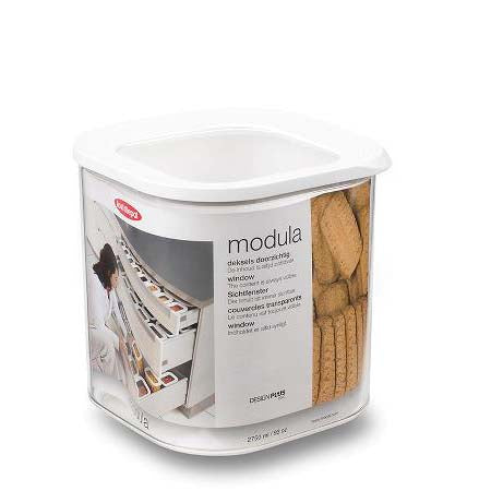 Produktbillede af Mepal Modula Husholdningsboks 2,75 liter Transparent i premium kvalitet