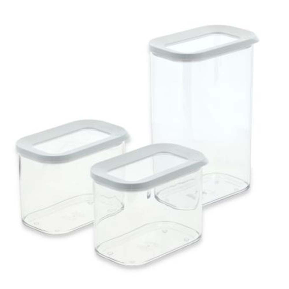 Produktbillede af Mepal Modula Husholdningsboks 3 stk. Transparent i premium kvalitet