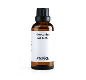 Produktbillede af Allergica Mercurius sol. D30 50ml. på tilbud