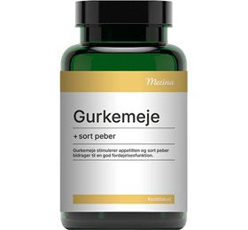 Produktbillede af Mezina Gurkemeje + sort peber 120 kap. på tilbud i brug