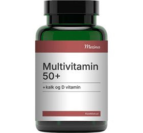 Produktbillede af Mezina Multivitamin 50+ Kalk og D vitamin 180 tbl. på tilbud i brug