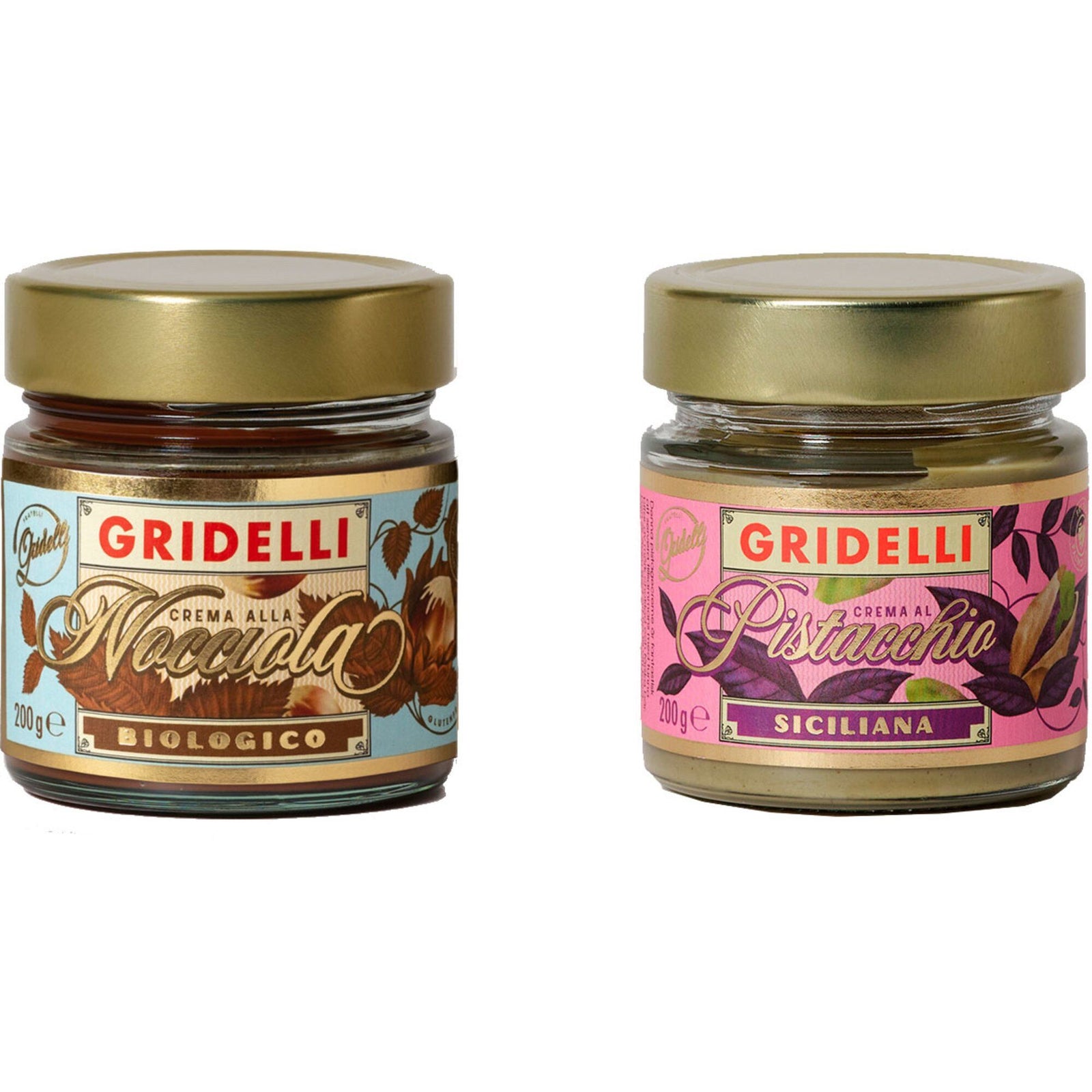 Fratelli gridelli Fratelli gridelli Pistacie- og hasselnøddecreme – vinkelbillede (Bagetilbehør)