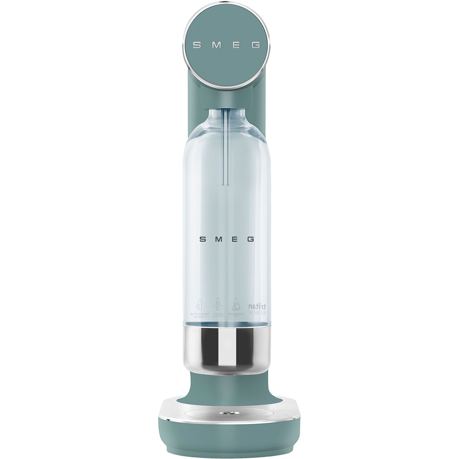 Smeg Smeg Kulsyremaskine, emerald green ❤ frontbillede (Sodavandsmaskiner)