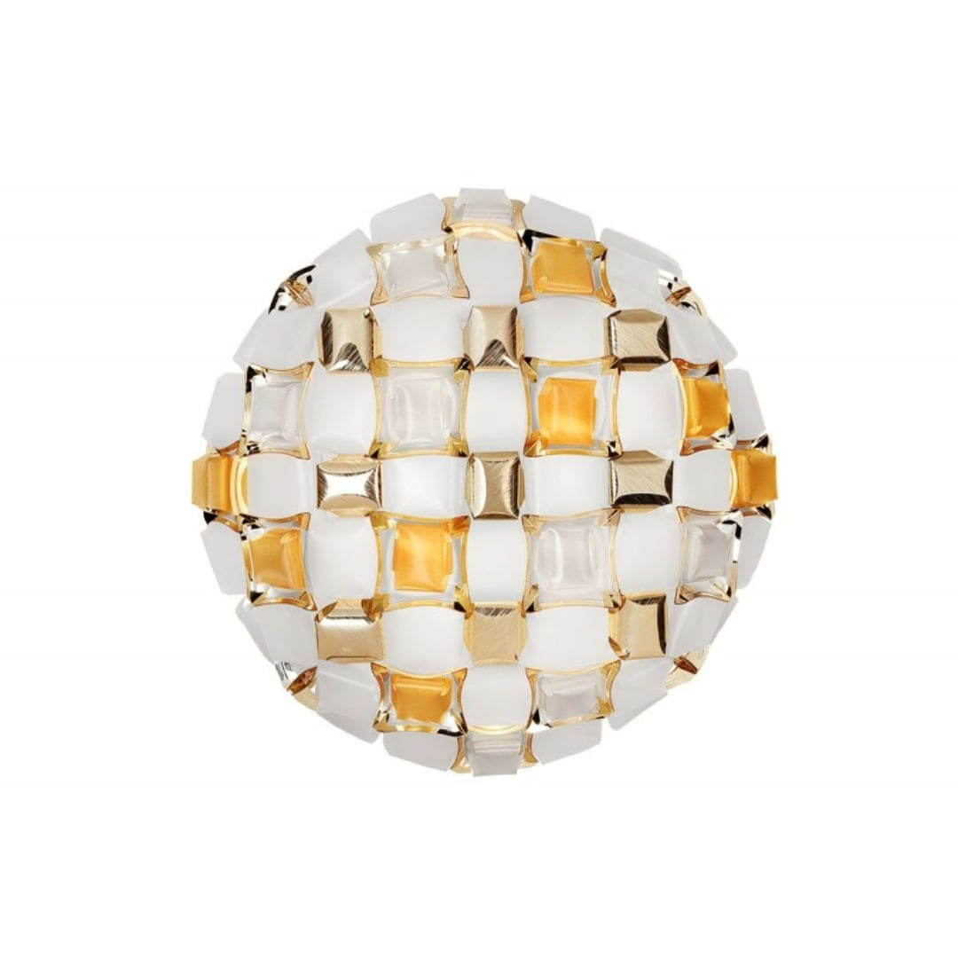 Produktbillede af MIDA L Loft/Væglampe Amber Guld Ø67 SLAMP i premium kvalitet