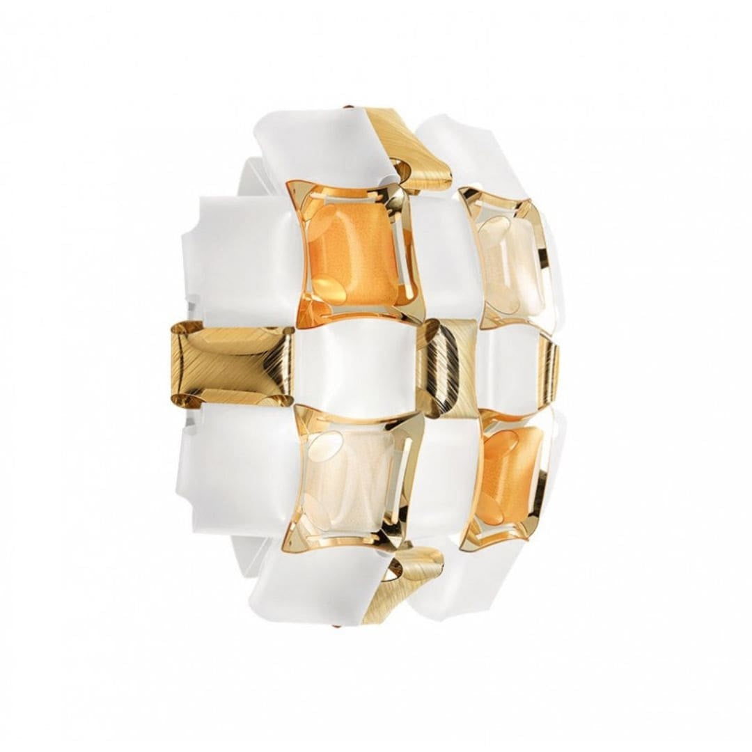 Produktbillede af MIDA S Loft/Væglampe Amber Guld Ø32 SLAMP i premium kvalitet