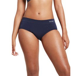 Detaljeret produktbillede af Boody Trusser Midi Brief navy str. M 1stk. på tilbud