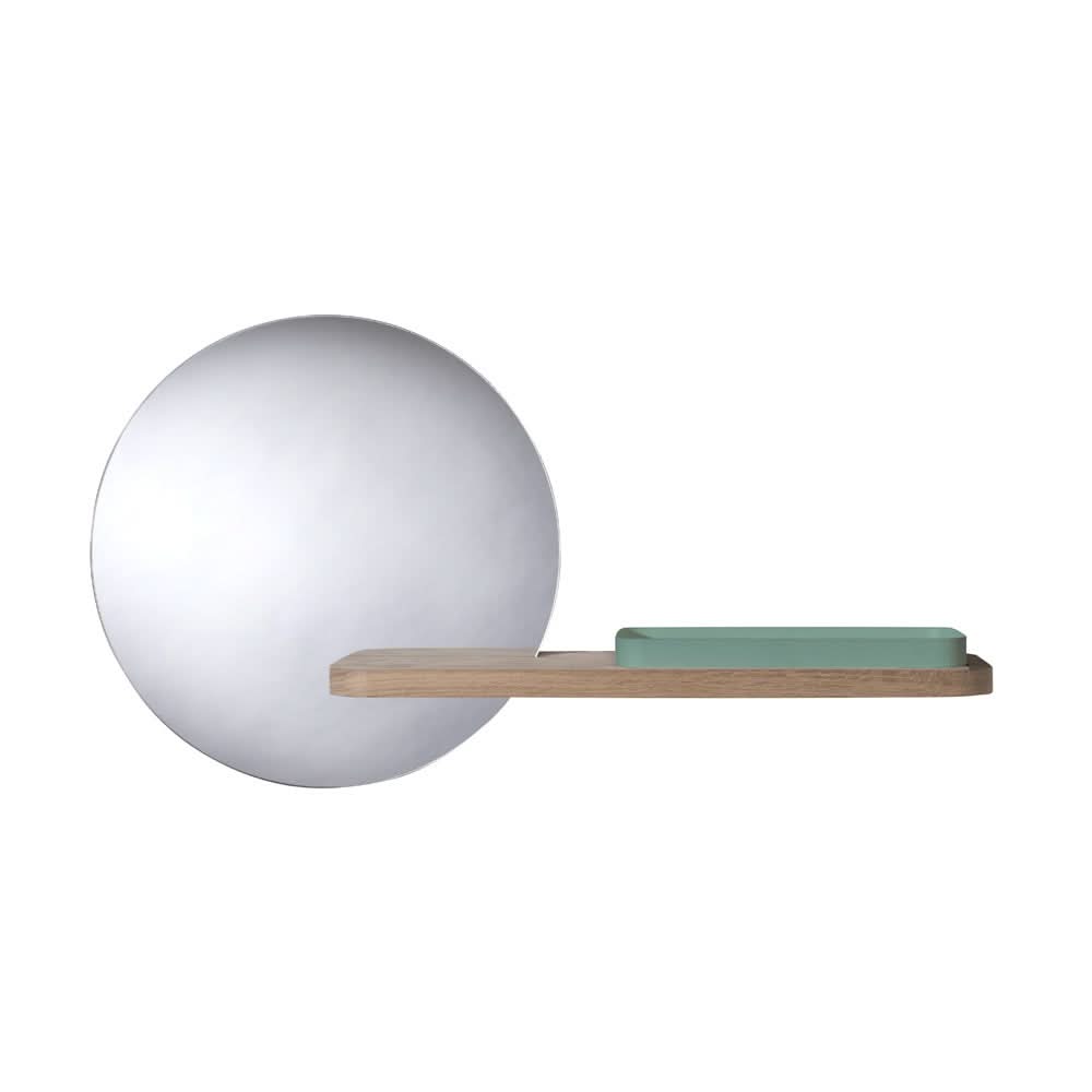 MOI Spejl hylde med bakke farven mynt ✔ Kæmpe udvalg i  Storage And Shelves ✔ Billig fragt og hurtig levering 2 - 5 hverdage - Varenummer: STSH-227767 / Ean:  på lager - Udsalg på Moi Spejl Spar op til 57% - Over 1312 kendte brands på udsalg