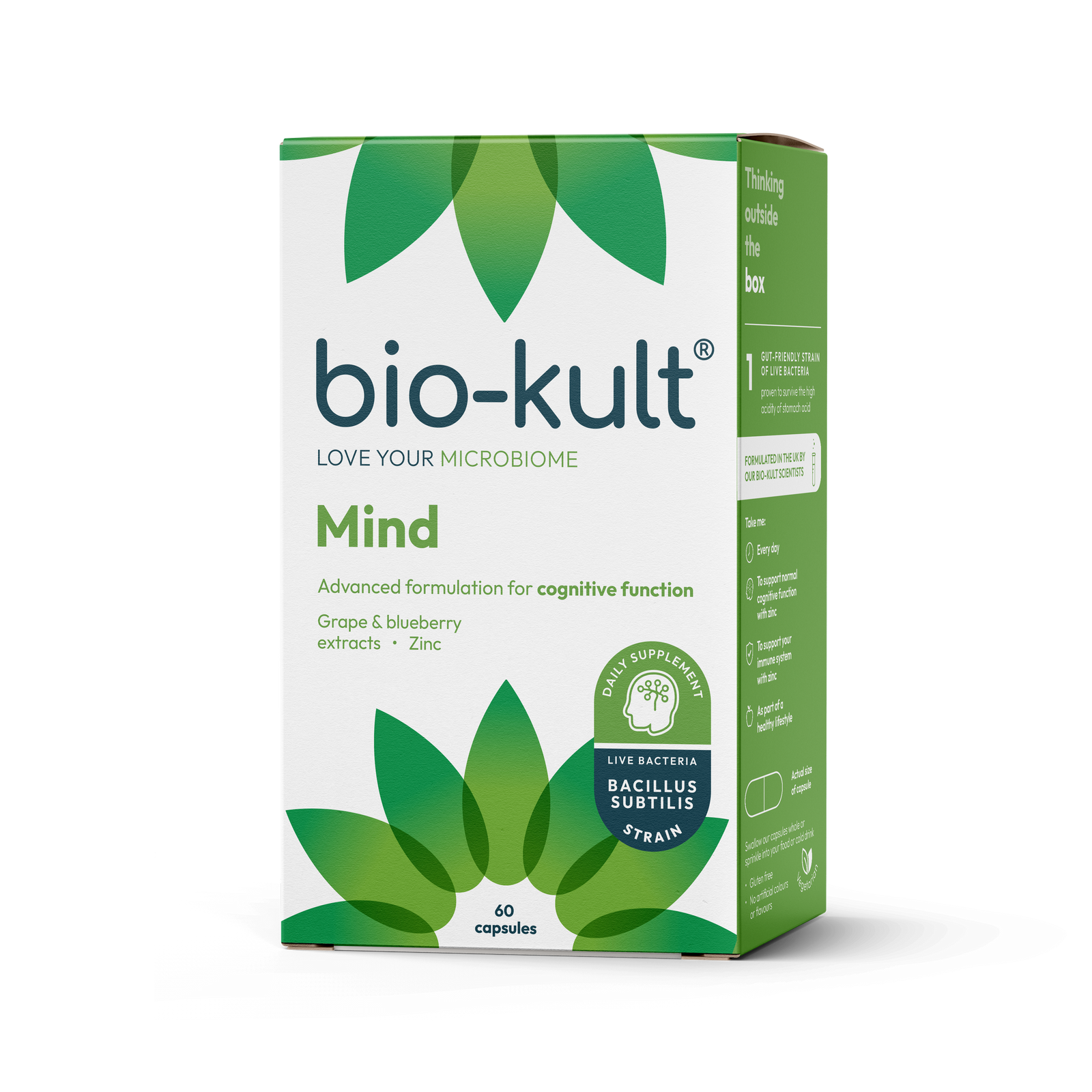 Produktbillede af Bio-Kult Mind 60 kapsler 2 for 399,- på tilbud i brug