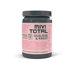 Stort online udvalg i Mivi Total Hud, Hår & Negle 90 tab. ❤ ❤ Hurtig levering: 1 - 2 Hverdage og gratis fragt v/køb over 295 kr. GLS til pakkeshop ❤ Varenummer: HG-50497 og barcode / Ean: 7350028547753 på lager - Kæmpe udvalg i Kosttilskud - Over 454 design mærker på udsalg