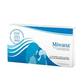 Detaljeret produktbillede af Miwana Næsedråber 20 x 5 ml på tilbud