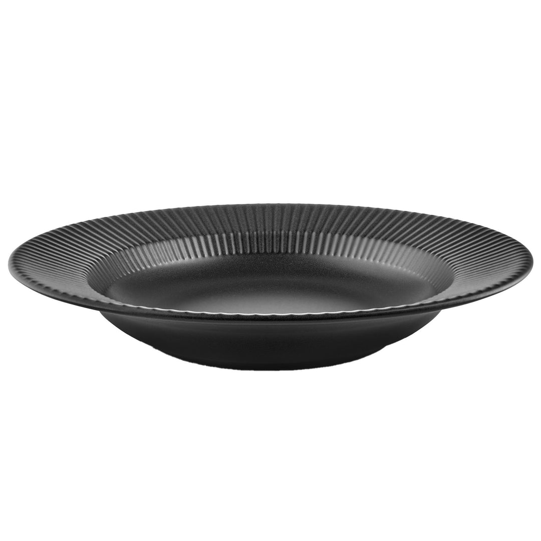 Eva trio Eva trio Legio Nova Black dyb tallerken 25 cm – produktbillede (Dyb tallerken)
