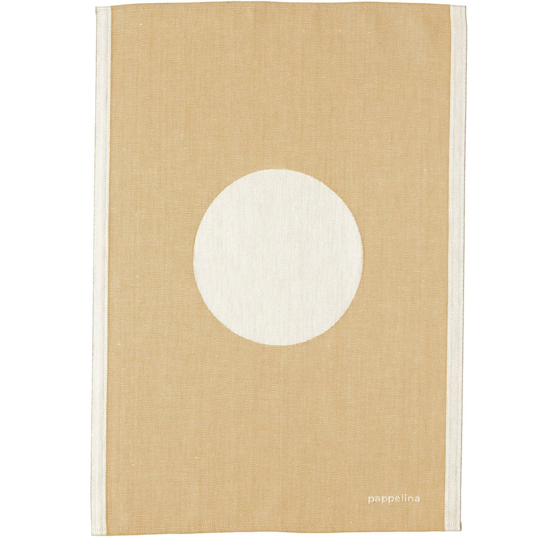 Pappelina Pappelina Viskestykke Vera, 46 x 66 cm., ochre – vinkelbillede (Køkkenhåndklæde)