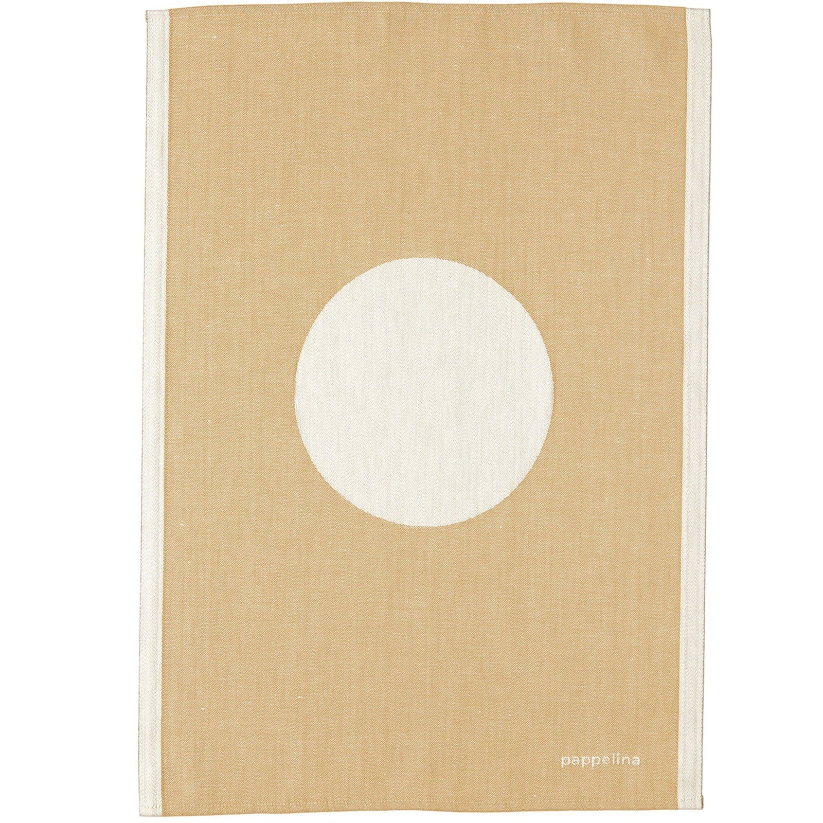 Pappelina Pappelina Viskestykke Vera, 46 x 66 cm., ochre – vinkelbillede (Køkkenhåndklæde)