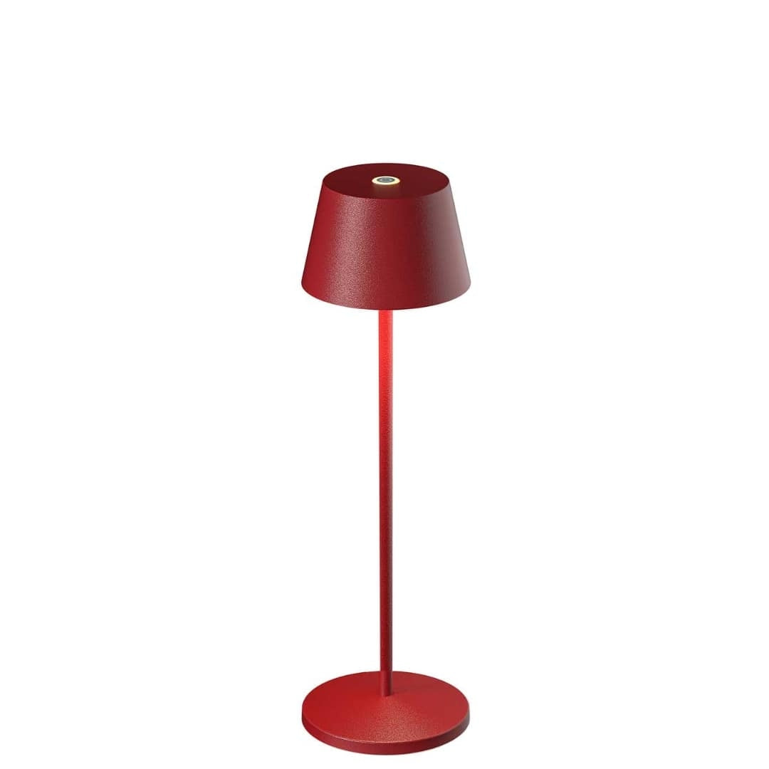 Produktbillede af Modi Transportabel Bordlampe Ruby Red Loom Design i premium kvalitet