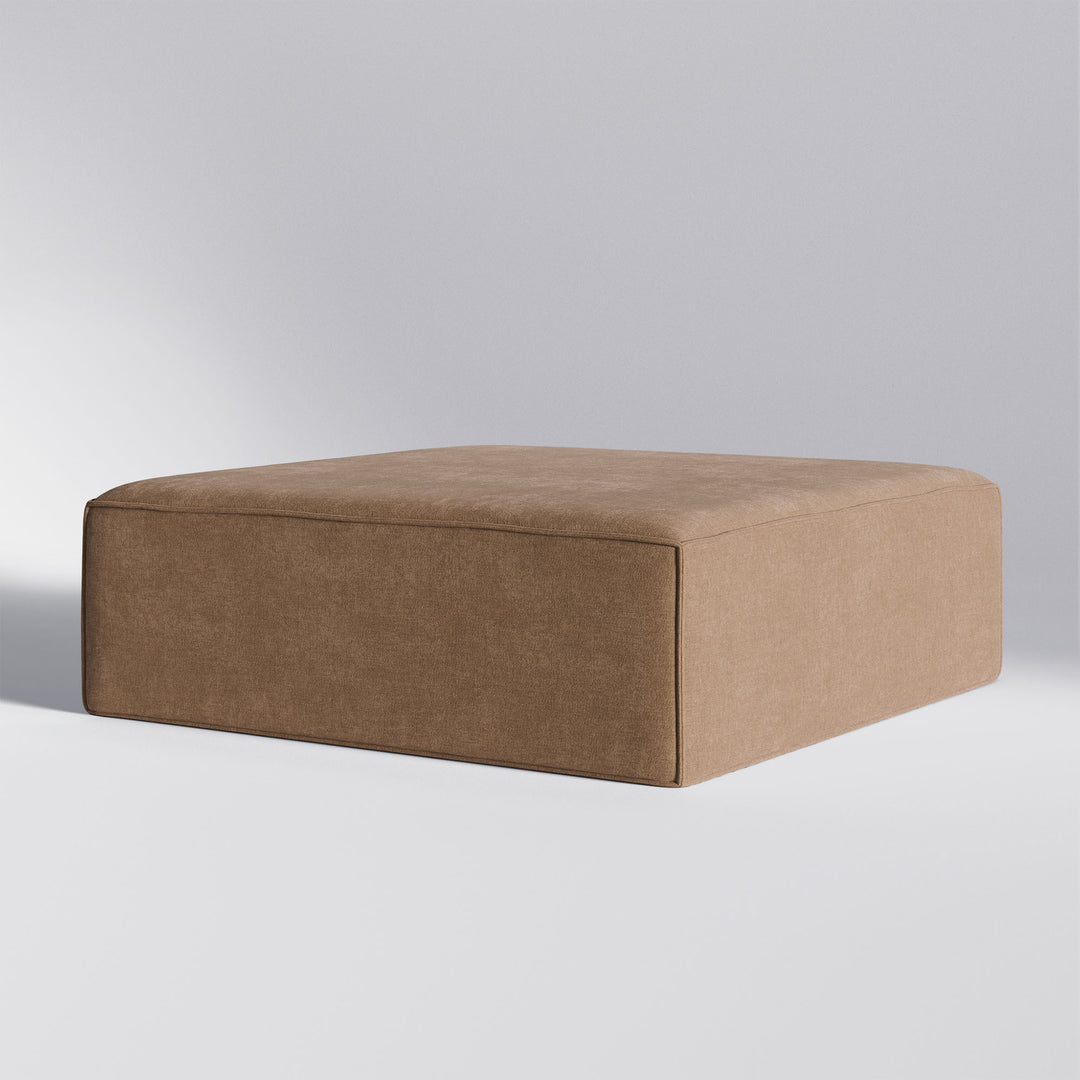 Brunt Moduri Lounge pufmodul fra Zederkof med enkelt, moderne design